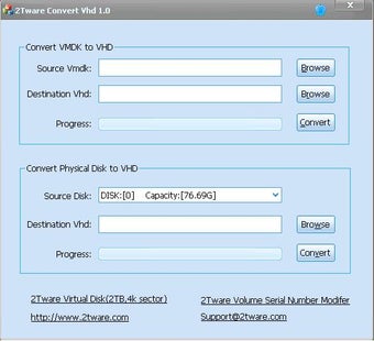 Image 0 for 2Tware Convert VHD