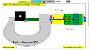 Image 1 for Micrometer Simulator