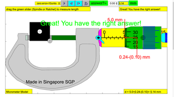 Image 2 for Micrometer Simulator