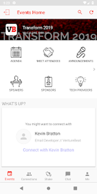 Image 0 for VentureBeat Event App