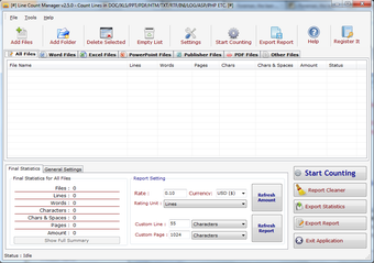 Image 0 for Line Count Manager