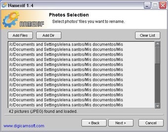 Image 0 for Namexif