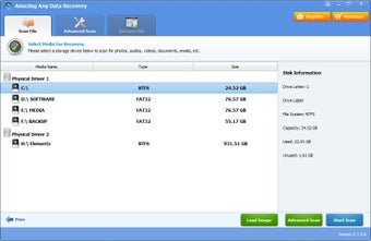 Image 1 for Amazing Any Data Recovery