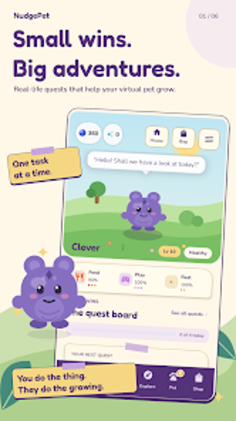 Image 0 for Nudge Pets: Habit Tracker…