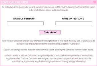 Image 0 for Love Calculator