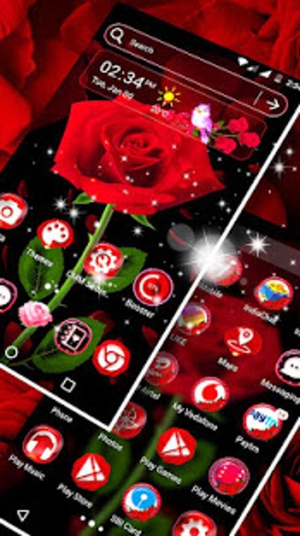Image 3 for Rose Launcher Theme