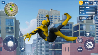 Imagen 2 para Flying Spider Rope Hero -…