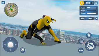 Imagen 1 para Flying Spider Rope Hero -…