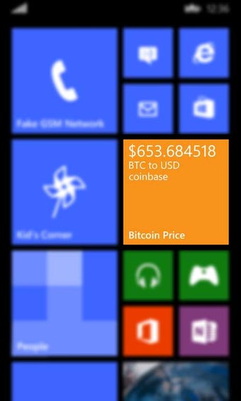 Image 0 for Bitcoin Price Live Tile f…