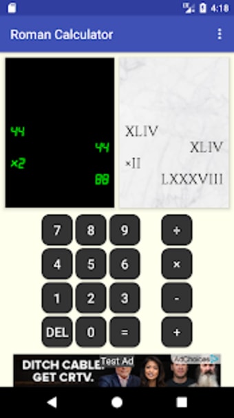 Image 2 for Roman Numeral Calculator