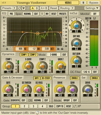 Imagen 0 para Voxengo Voxformer VST (32…