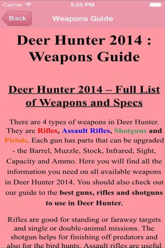 Imagen 0 para Guide For Deer Hunter 201…