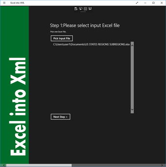 Image 1 for Excel Into XML for Window…