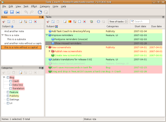 Image 0 for Task Coach for Ubuntu