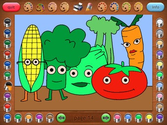 Imagen 0 para Coloring Book 19: Eating …