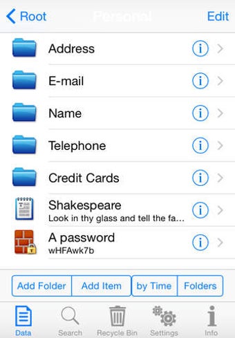 Image 0 for Personal Info Keeper