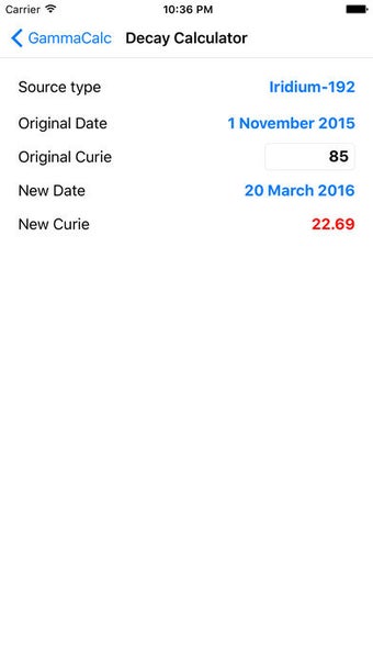 Image 1 for Gamma Ray Calculator