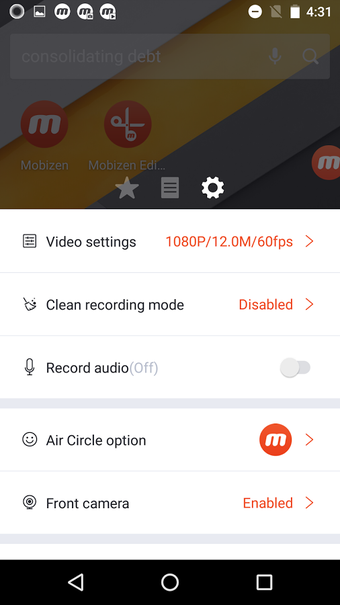 Imagen 0 para Mobizen Screen Recorder f…
