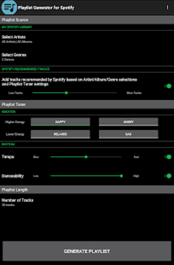 Image 2 for Playlist Generator for Sp…