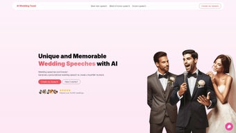 Imagen 0 para AI Wedding Toast