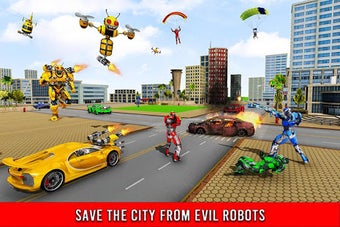 Imagen 0 para Bee Robot Car Transformat…