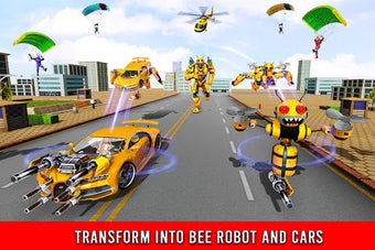 Imagen 1 para Bee Robot Car Transformat…