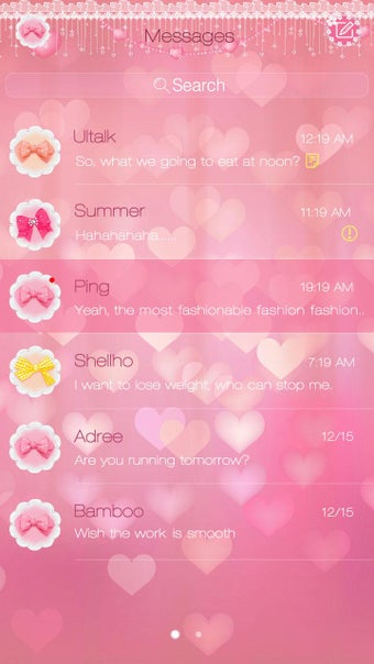 Imagen 3 para GO SMS PRO PINK HOUSE THE…