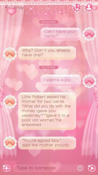Image 1 for GO SMS PRO PINK HOUSE THE…