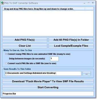 Image 0 for PNG To SWF Converter Soft…