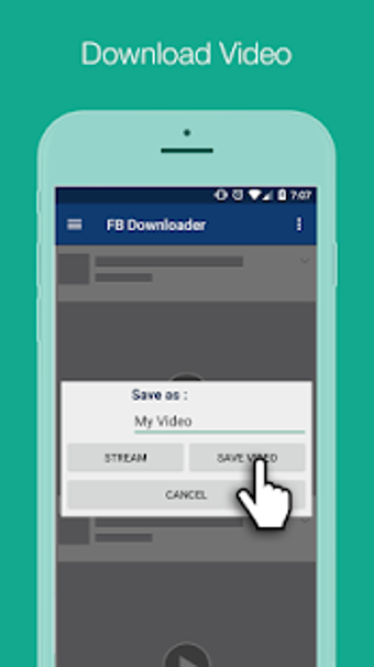 Imagen 1 para Video Downloader For FB &…