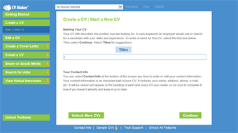 Imagen 1 para CV Maker Free for Windows…