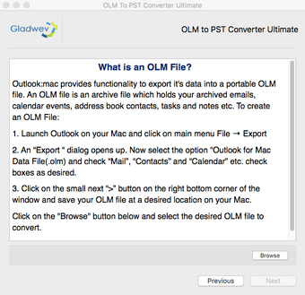 Image 3 for OLM to PST Converter Ulti…