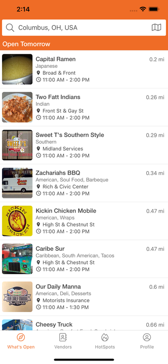 Imagen 0 para StreetFoodFinder