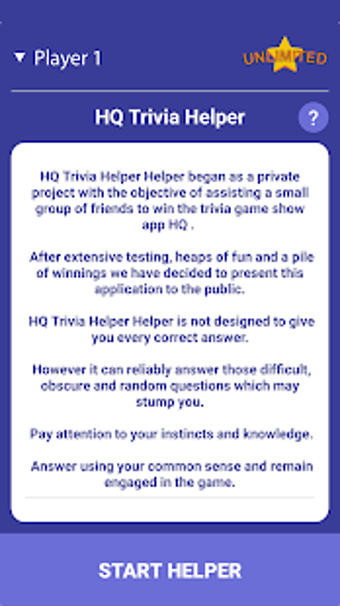Imagen 0 para HQ Trivia Helper Unlimite…