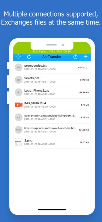 Image 2 for Air Transfer : File Manag…
