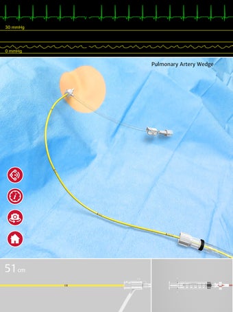Image 1 for Swan-Ganz Simulation App