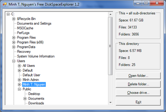 Image 0 for Minh's Free DiskSpaceExpl…