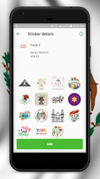 Image 0 for Mexico Stickers For Whats…