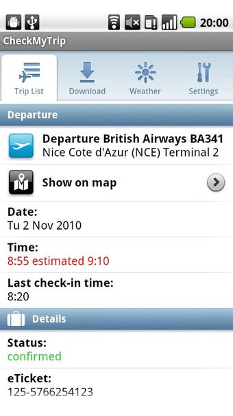 Imagen 0 para CheckMyTrip Mobile Compan…