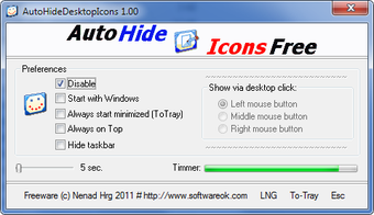 Image 0 for AutoHideDesktopIcons