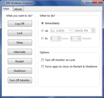 Image 1 for 56K Shutdown Scheduler