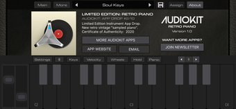 Image 2 for AudioKit Retro Piano + AU…