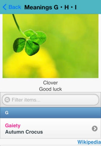 Image 0 for Flower Meaning Dictionary