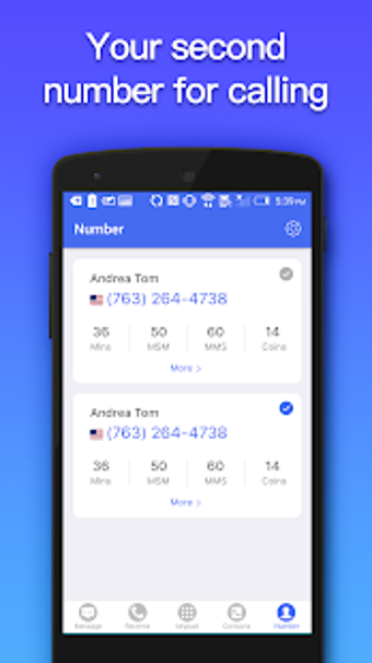 Imagen 1 para 2Call - Second Phone Numb…