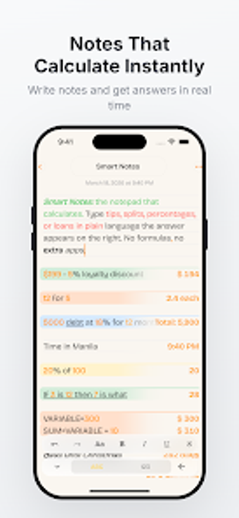 Imagen 0 para Smart Notes: Calc Notepad