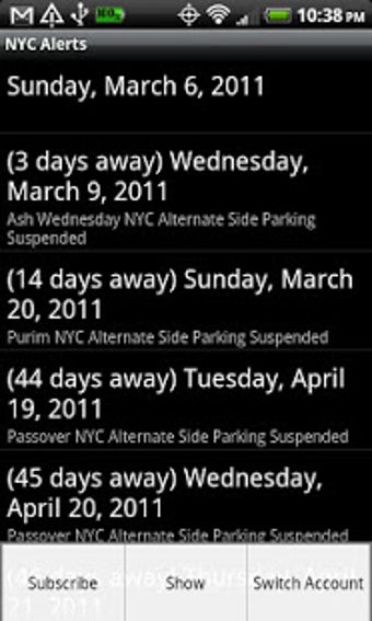 Image 2 for NYC Alternate Side Parkin…