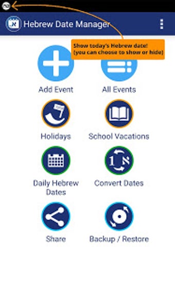 Image 2 for Hebrew Date Manager + Wid…