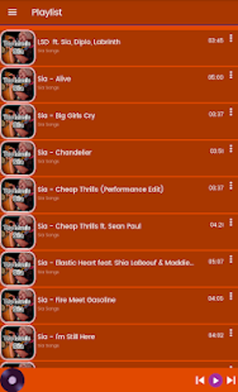 Image 2 for Sia Songs 2019 Offline