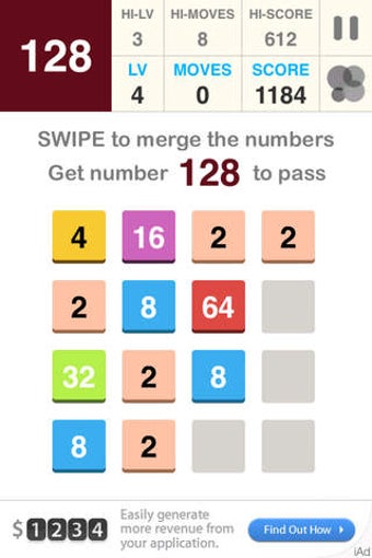 Imagen 0 para Flappy 2048 - From 2 to 6…