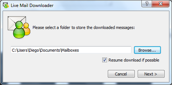 Image 0 for Live Mail Downloader